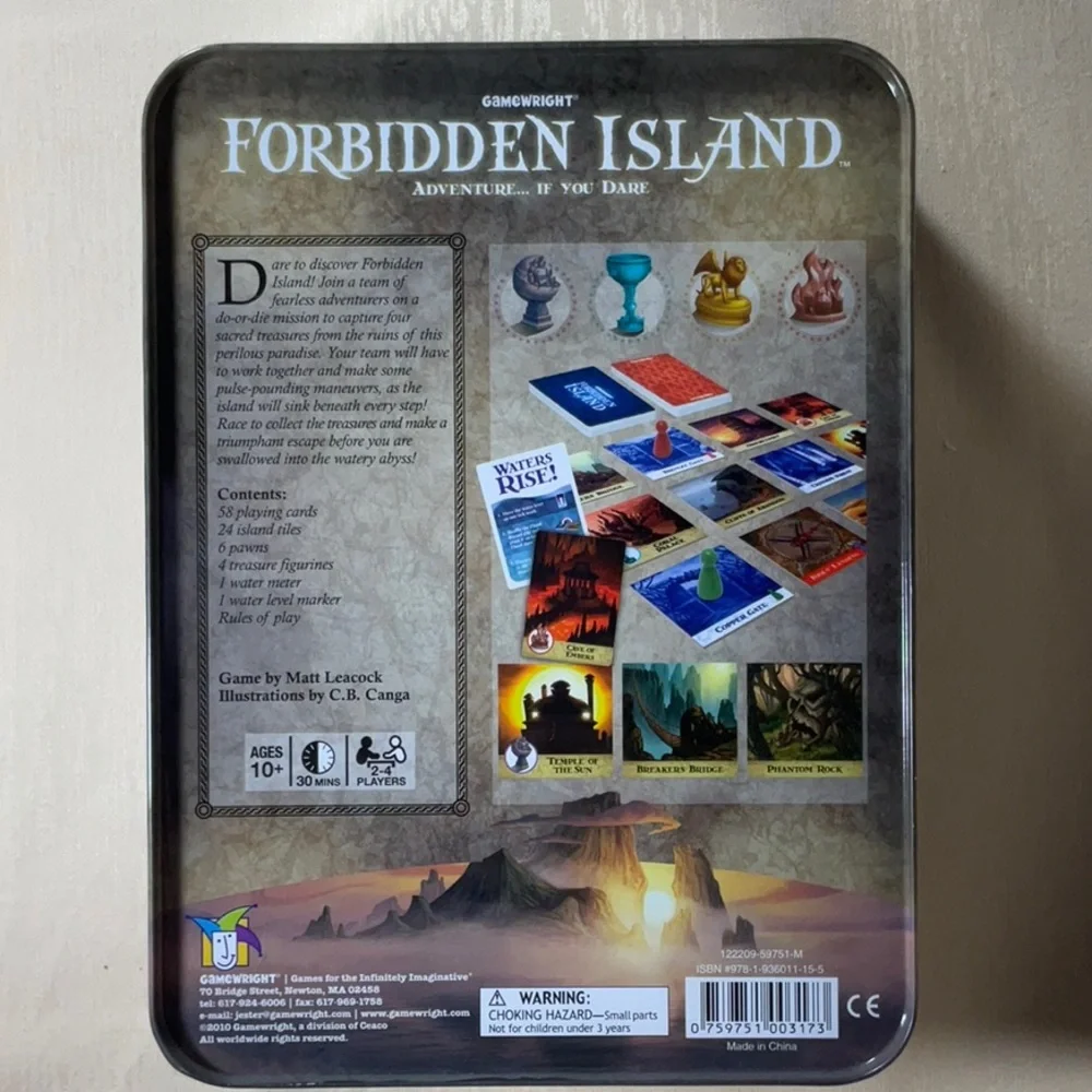 Forbidden Island by Gamewright Adventure…If You Dare